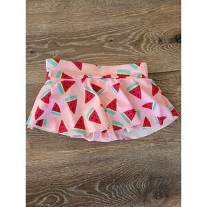 Hanna Andersson Swim Skirt Watermelon‎ Print Swimsuit Bottom US 5 #9